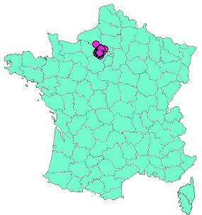 Localisation Geocaches placées par un Geocacheur