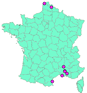 Localisation Geocaches placées par un Geocacheur