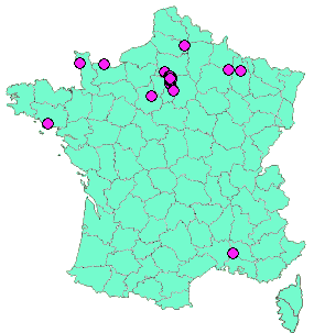 Localisation Geocaches placées par un Geocacheur