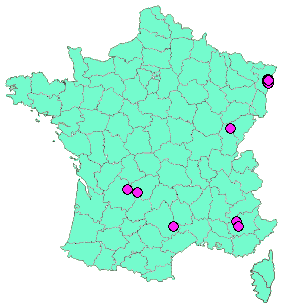 Localisation Geocaches placées par un Geocacheur