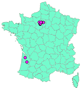 Localisation Geocaches placées par un Geocacheur