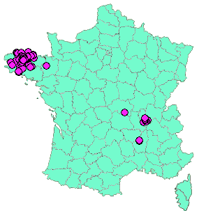 Localisation Geocaches placées par un Geocacheur