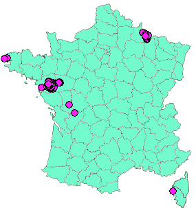 Localisation Geocaches placées par un Geocacheur