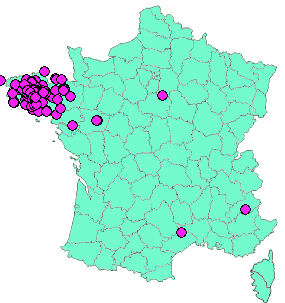 Localisation Geocaches placées par un Geocacheur