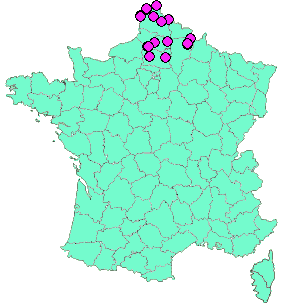 Localisation Geocaches placées par un Geocacheur