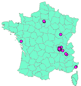 Localisation Geocaches placées par un Geocacheur