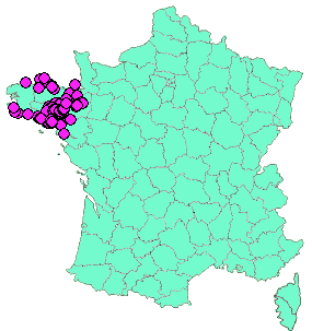 Localisation Geocaches placées par un Geocacheur