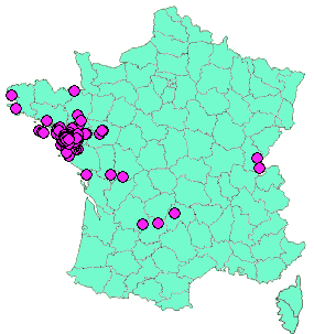 Localisation Geocaches placées par un Geocacheur