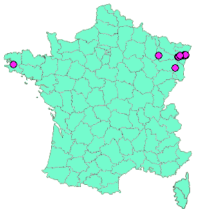 Localisation Geocaches placées par un Geocacheur