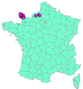 Localisation Geocaches placées par un Geocacheur