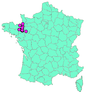 Localisation Geocaches placées par un Geocacheur