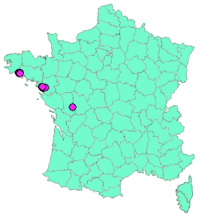 Localisation Geocaches placées par un Geocacheur