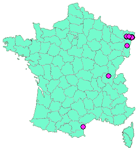 Localisation Geocaches placées par un Geocacheur