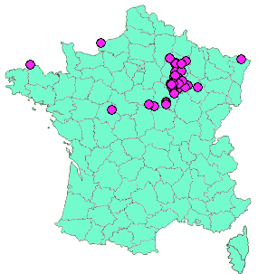 Localisation Geocaches placées par un Geocacheur