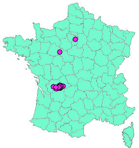 Localisation Geocaches placées par un Geocacheur