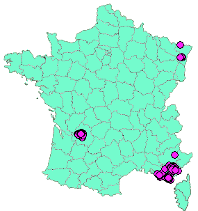 Localisation Geocaches placées par un Geocacheur