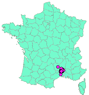 Localisation Geocaches placées par un Geocacheur