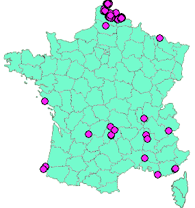 Localisation Geocaches placées par un Geocacheur