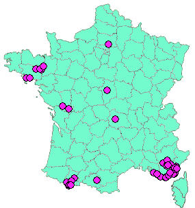 Localisation Geocaches placées par un Geocacheur