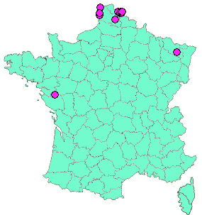 Localisation Geocaches placées par un Geocacheur