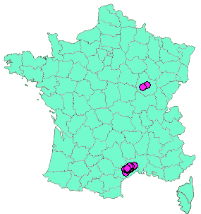 Localisation Geocaches placées par un Geocacheur