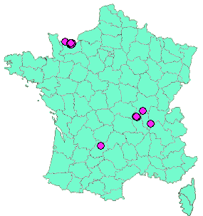 Localisation Geocaches placées par un Geocacheur