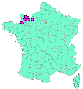 Localisation Geocaches placées par un Geocacheur