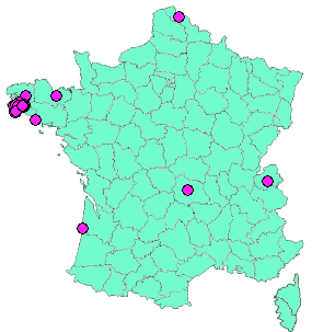 Localisation Geocaches placées par un Geocacheur