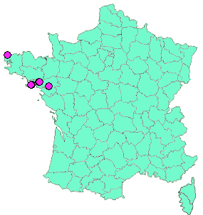 Localisation Geocaches placées par un Geocacheur