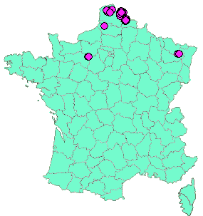 Localisation Geocaches placées par un Geocacheur