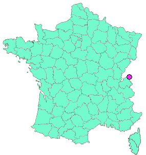Localisation en France de la geocache Pont de l'Herbette