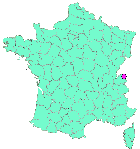 Localisation en France de la geocache La Chapelle de Tres les Pierres v2.0 [CVA19]