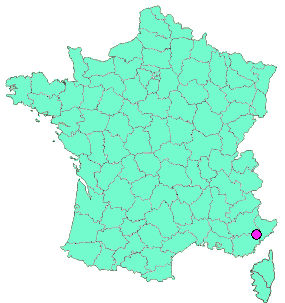 Localisation en France de la geocache 8) Circuit des Stations -Bravo slysid 
