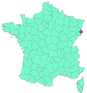 Localisation en France de la geocache La Chapelle Notre Dame
