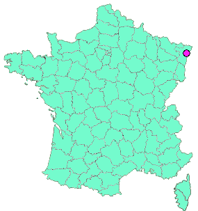 Localisation en France de la geocache On se "gare" ! 