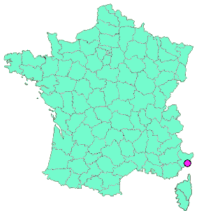 Localisation en France de la geocache Le Vinaigrier