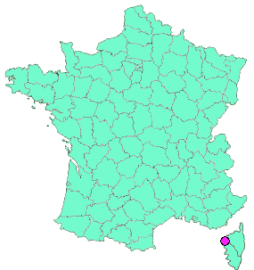 Localisation en France de la geocache Vue sur la Girolata