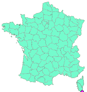 Localisation en France de la geocache Géol'Corsica 15 - Quel Chaos aux Lavezzi !