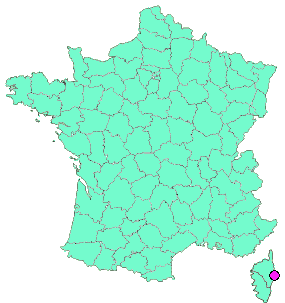 Localisation en France de la geocache 🐻 GTO CORSICA 🐗
