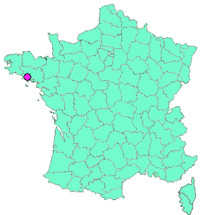 Localisation en France de la geocache Boucle « Etré Douar ha mor » Tro Belz