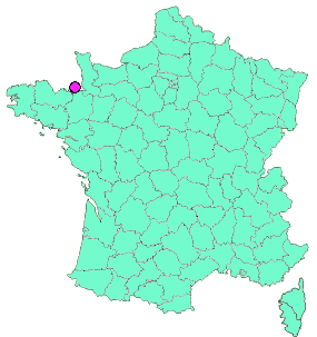 Localisation en France de la geocache De la roche détritique au marbre