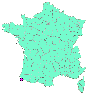 Localisation en France de la geocache LINDUX-eko altxorra