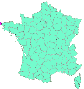 Localisation en France de la geocache Géol'Eussa 01-Trondhjémite et tectonique au Stiff