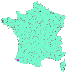 Localisation en France de la geocache Croix de Galzetaburu