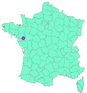 Localisation en France de la geocache Huggy-Wuggy