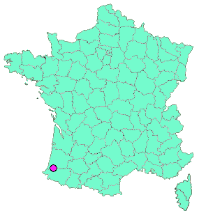 Localisation en France de la geocache Xeromys myoides