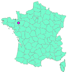 Localisation en France de la geocache Water and stones in a forest