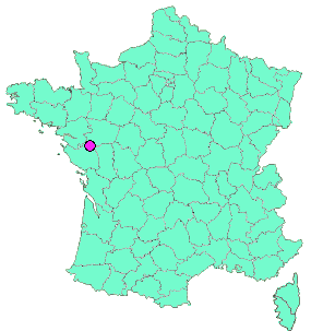 Localisation en France de la geocache 9- Le Jardin de la Jardinière