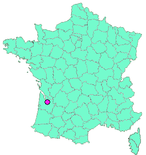 Localisation en France de la geocache 02 Parc des Rives du Gûa