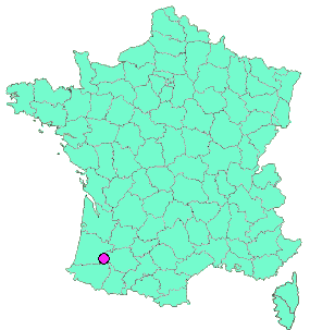 Localisation en France de la geocache l'Avion